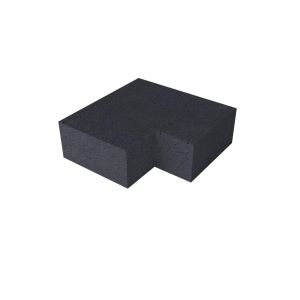 Schellevis Oud Hollandse Trap Hoekstuk 90° (40/20) Binnen Carbon 60x60 cm