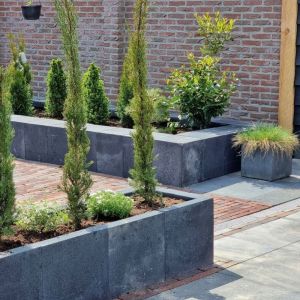 U-Element Hoek 40x40x50 cm Grijs