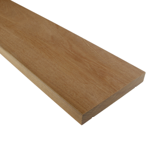 Vlonderplank Kapur Premium met V-groeven - FCQ FSC®100% - 27x190 mm - Lengte 213 cm