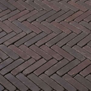 Waalformaat getrommeld 6 cm Bolzano Antica (paars genuanceerd)