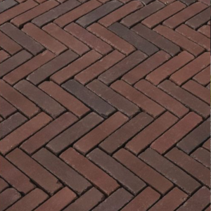 Waalformaat getrommeld 6 cm Novara Antica (rood-bruin genuanceerd)