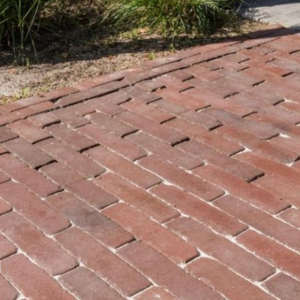 Waalformaat getrommeld 6 cm Novara Antica (rood-bruin genuanceerd)