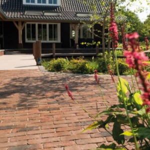 Waalformaat getrommeld 6 cm Vulcano Antica (rood-bruin-zwart)