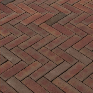 Waalformaat ongetrommeld 8 cm Morado (rood-paars genuanceerd)
