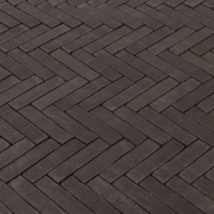 Waalformaat ongetrommeld 8,5 cm Safino (zwart)