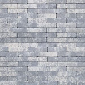 Waalformaat XL Strak 25x5x7 cm Grijs/Zwart
