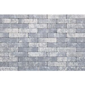 Waalformaat XL Strak 25x5x7 cm Grijs/Zwart