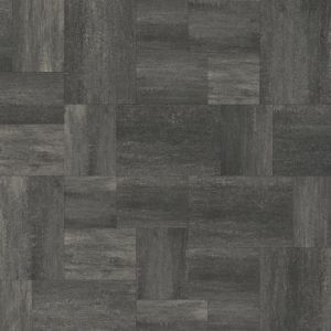 Terrasverband+ 4 cm Grijs/Zwart vooraanzicht