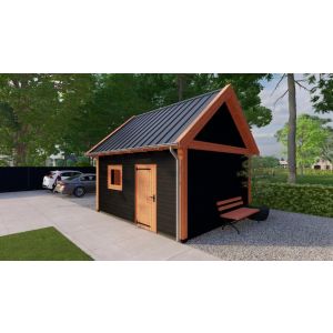 Zadeldak Select Landelijk 790x500x450 cm (bxdxh)