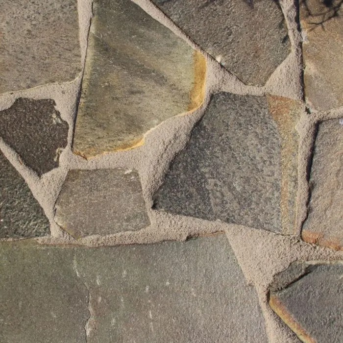 Flagstones 3,5-5 cm dik Kwartsiet Grey 