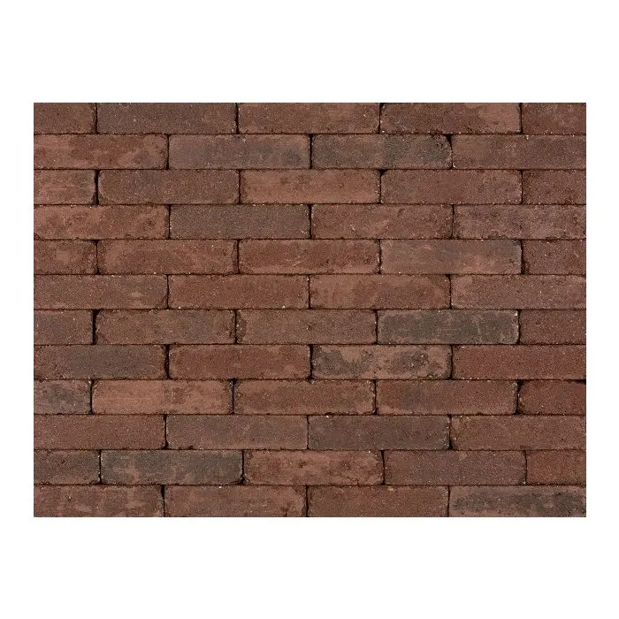 Antieke Trommel Waalformaat 7 cm Groninger Bruin lijkt op een oud gebakken waaltje, maar in het werkelijkheid is de klinker gemaakt van beton.