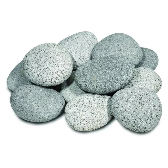 Beach Pebbles light grey 30-60 mm (zak á 20 kg)