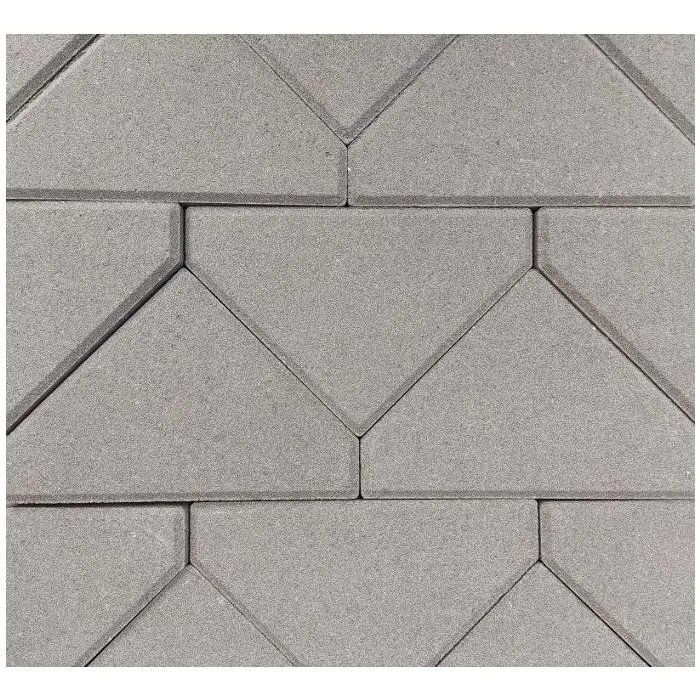 S-top Bisschopsmuts 8 cm grijs (3,33 stuks per m¹)