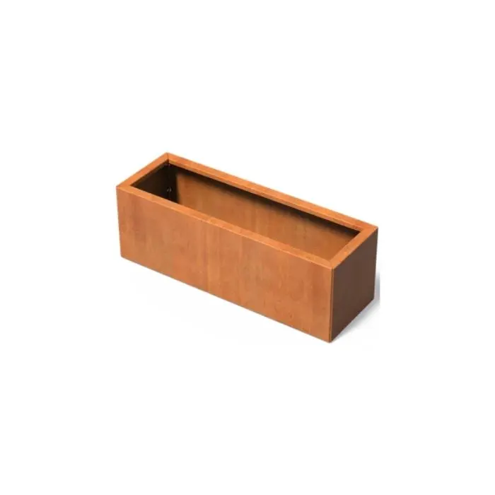 Cortenstaal Plantenbak Modulair 120x40x40 cm