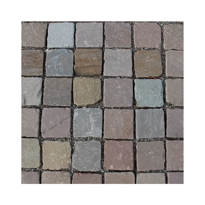 Natuursteen Keien 14x14x5/7 cm gres Tavel