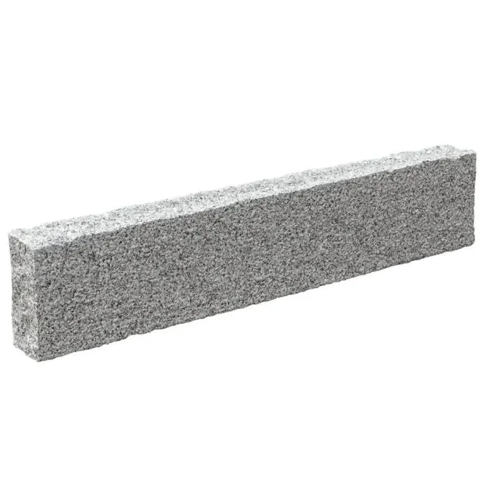 Natuursteen Opsluitband Graniet Premium Lichtgrijs 10x25x125 cm