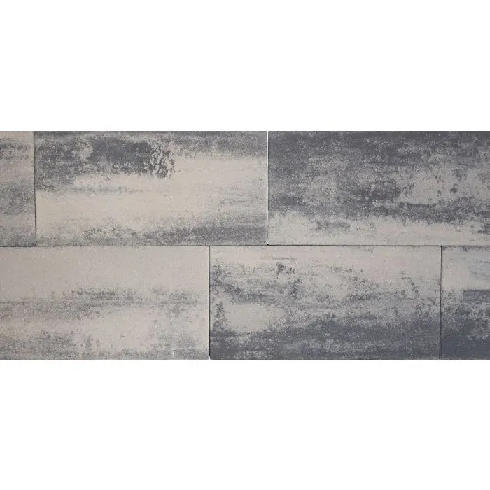 Patio square 40x80x5 cm nero/grey