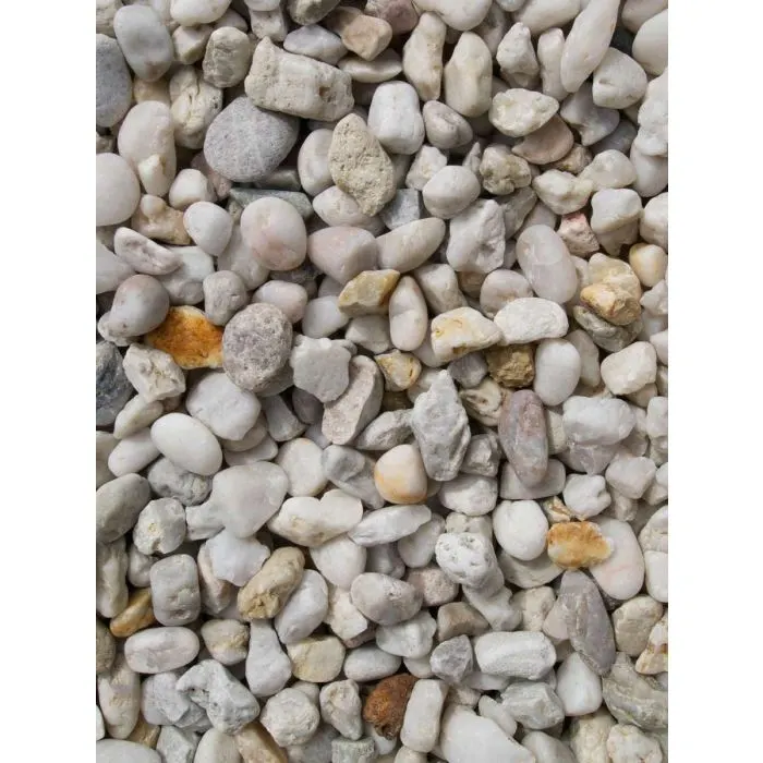 Witte kwarts Grind 8-16 mm (BigBag 1500 kg) heeft een witte, grijze/beige kleur. Witte kwarts heeft een kwartsgehalte van meer dan 97%. 