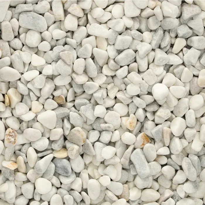 Carrara rond 16-25 mm (zak 25 kg) is split wat u kunt gebruiken om een moderne en luxe tuin aan te leggen. 
