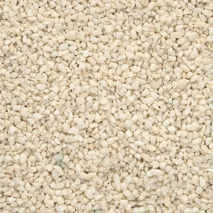 Icey Blue 2-8 mm (zak 25 kg) kunt u als decoratie gebruiken in uw tuin.