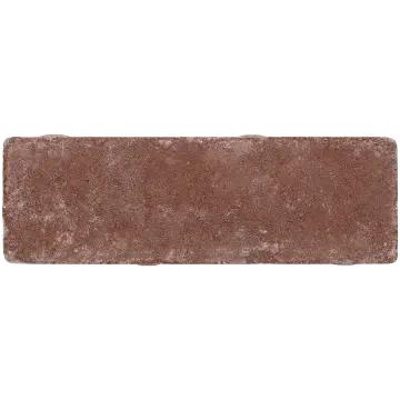 Tumbled Bricks Dikformaat 21x7x8 cm Rood