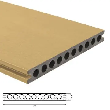 Fiberdeck Premium Vlonderplank 22,5x210 mm - Lengte 300 cm - Cedar (RHK)