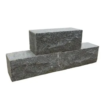 Graniet Dark Grey Donkergrijs 30x12x12 cm - vooraanzicht