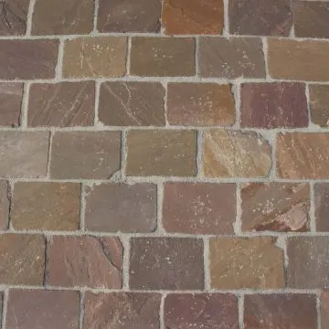 Natuursteen Keien 14x20x5/7 cm gres Tavel