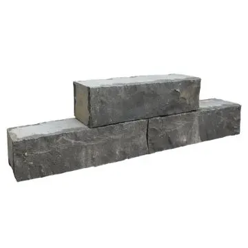 Muurelementen (met gekapte kanten) 50x12x12 cm Basalt Rion
