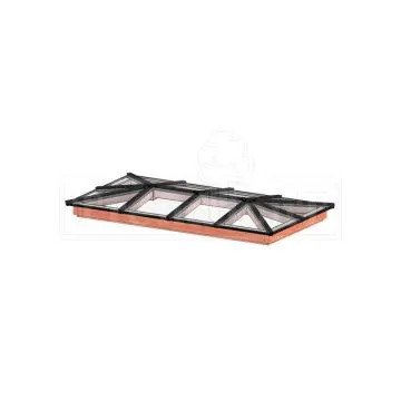 Lichtstraat schilddak 3004x1536mm (lxb) incl. gelaagd isolatieglas en profielen