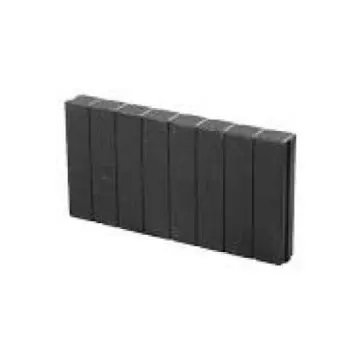 Mini Quadrobandpalissade 6x40x50 cm zwart beton