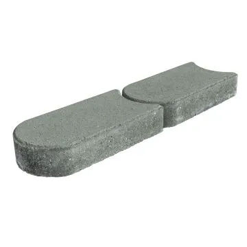 Graskantsteen 22x12x4,5 cm Antraciet