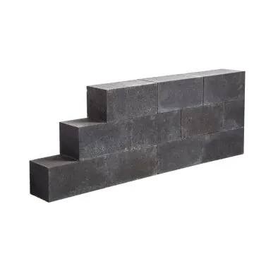Lineablock 15x15x30 cm Black