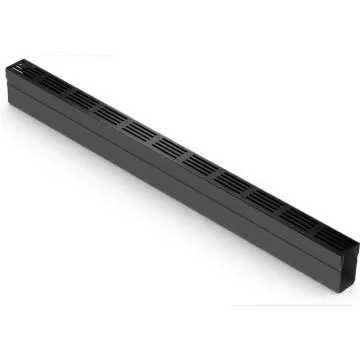 ACO SlimLine lijngoot 100x6.1x10 cm (LxBxH) incl. zwart aluminium designrooster