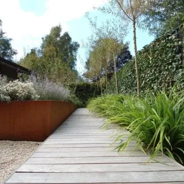 Adezz CARREZ Cortenstalen Plantenbak 200x100x40 cm zonder bodem