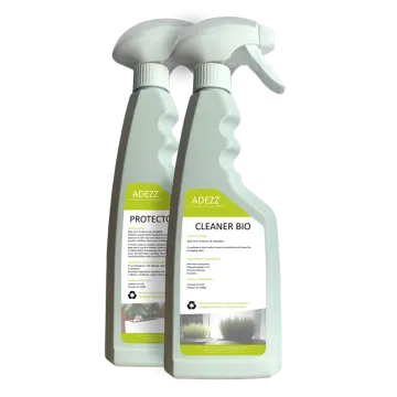 Adezz Cleaner & Protector is een schoonmaakmiddel voor Polyester & Aluminium Adezz Plantenbakken.
