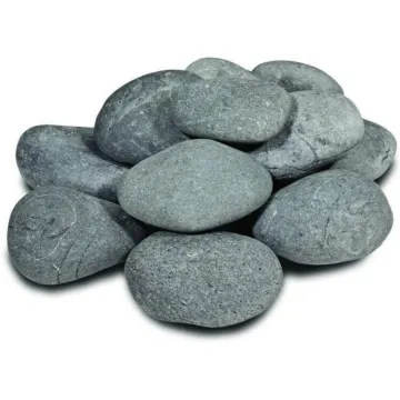 Ronde antracietkleurige Beach Pebbles sierkeien 3-6 cm van Michel Oprey in een Big Bag van 500 kg.