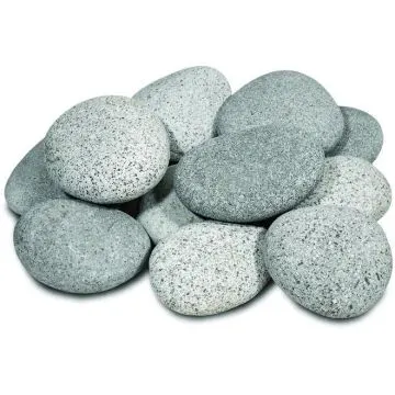 Beach Pebbles light grey 30-60 mm (zak á 20 kg)