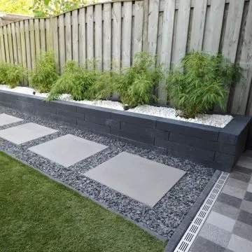 Betonbiels 12x20x120 cm Antraciet