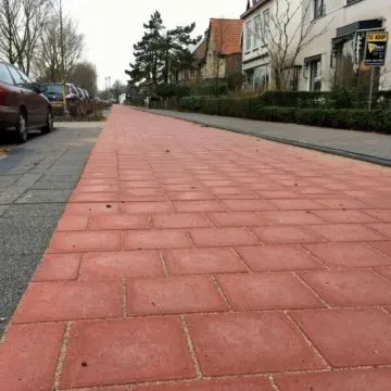 Betontegel 40x60x5 cm Rood