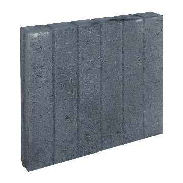 Blokjesband vierkant 8x50x50 cm zwart vooraanzicht