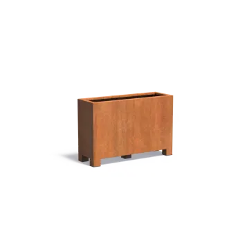 Adezz CARREZ cortenstalen Plantenbak 120x40x80 cm met voet