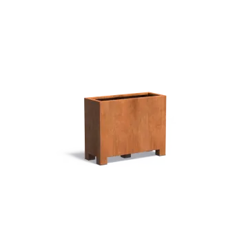 Adezz CARREZ cortenstalen Plantenbak 100x40x80 cm met voet