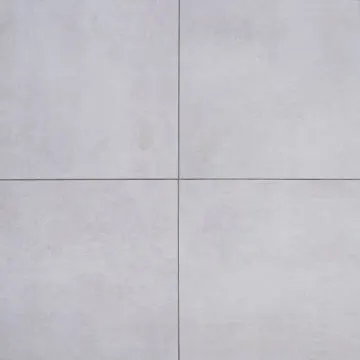 CeraQuattro Bari 80x80x4 cm silver keramische tuintegel met lichte betonlook en matte afwerkin