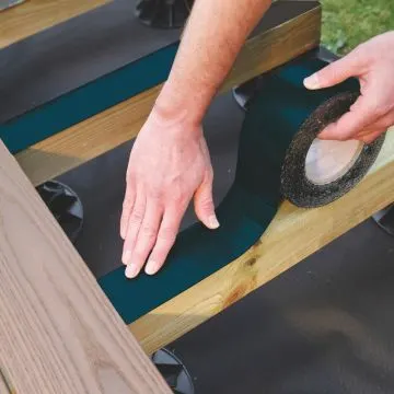 Cobra Bitudeck afdekband 7,5cm x 10m voor houten balk
