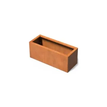Cortenstaal Plantenbak Modulair 100x40x40 cm