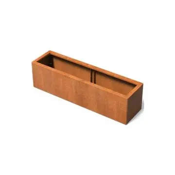 Cortenstaal Plantenbak Modulair 150x40x40 cm