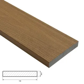Fiberdeck Harmony Vlonder Kantplank 22,5x138 mm - Lengte 300 cm - Indian Summer (massief)