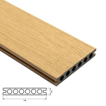 Fiberdeck Premium Vlonderplank 22,5x138 mm - Lengte 500 cm - Cedar (RHK)