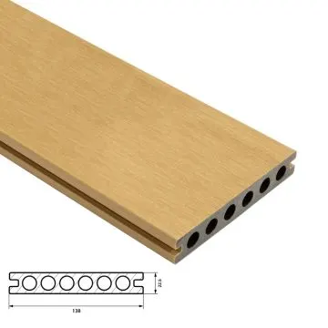 Fiberdeck Premium Vlonderplank 22,5x138 mm - Lengte 500 cm - Cedar (RHK)